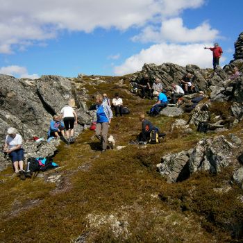 Skåkleiva (786 m) - fra Brønstadøyan