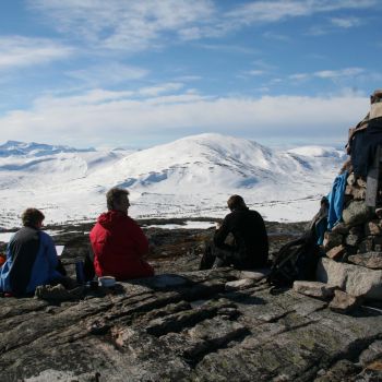 Raudfjellet - Helgetunsetra fra Skavlia